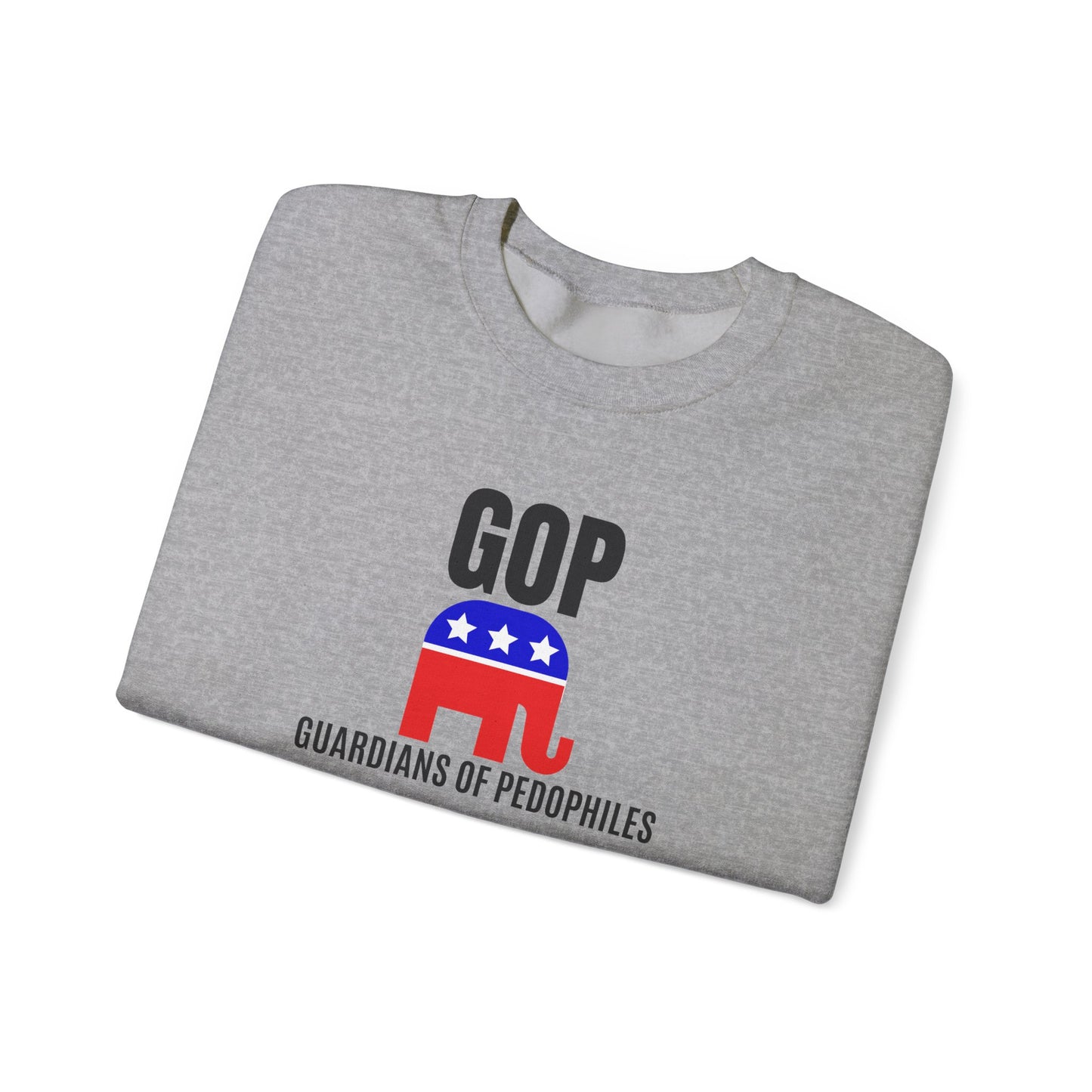 GOP Pedo Crewneck Sweatshirt - Protest Apparel, Funny Sweatshirt, Gift for Activists, Casual Wear, Unisex Clothing