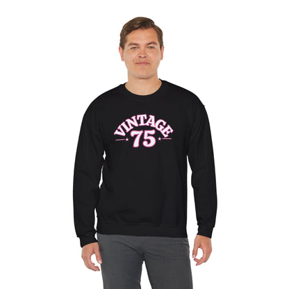 Vintage 75 Unisex Crewneck Sweatshirt - Cozy, Casual Style for Every Occasion, Perfect for Gifting, Fall, Winter, Retro Fashion, [...]
