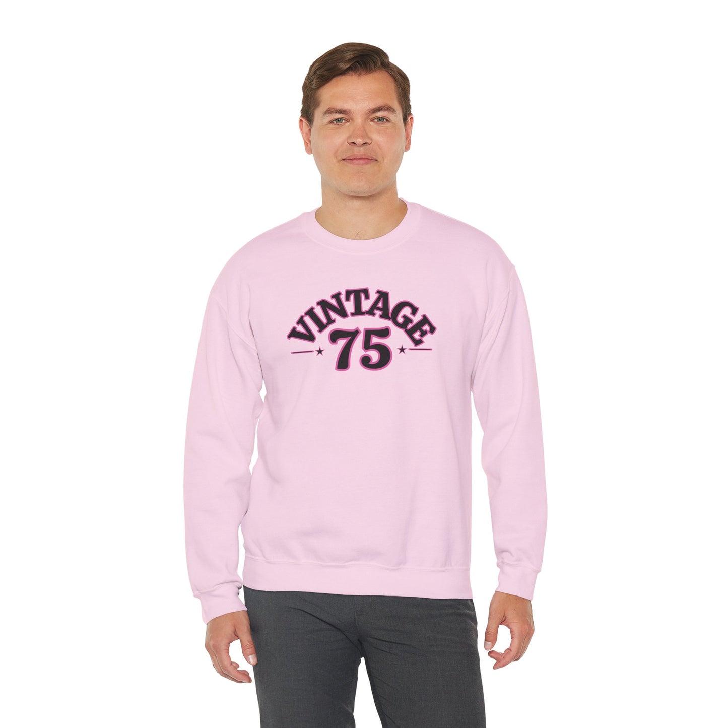 Vintage 75 Unisex Crewneck Sweatshirt - Cozy, Casual Style for Every Occasion, Perfect for Gifting, Fall, Winter, Retro Fashion, [...]