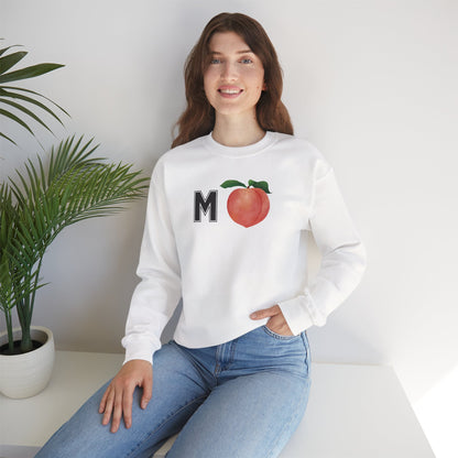 Impeach Unisex Crewneck Sweatshirt, Cozy Graphic Sweatshirt, Comfortable Layer, Gift for Peach Lovers, Casual Fall Apparel