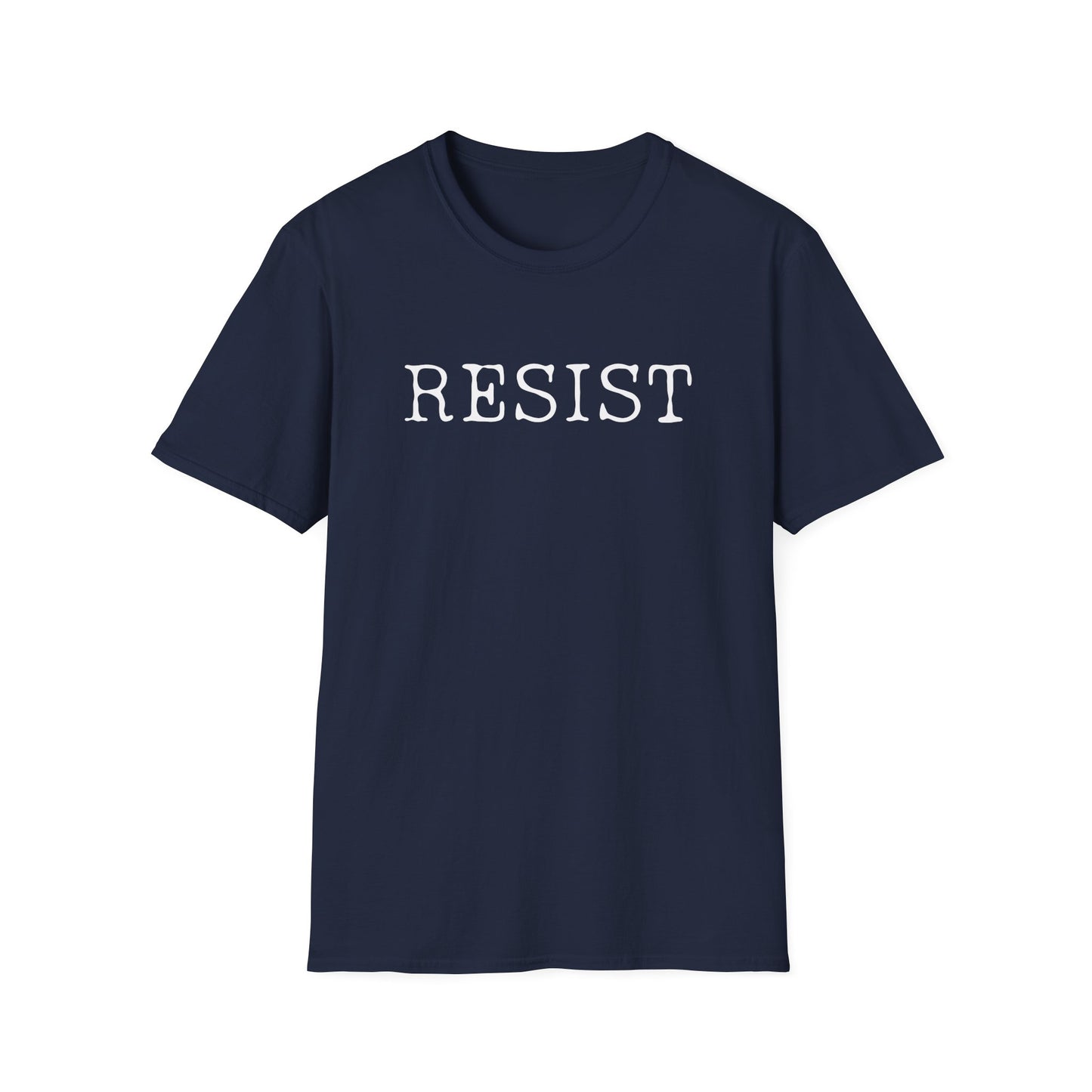 Resist Unisex Softstyle T-Shirt, Protest Shirt, Graphic Tee, Casual Wear, Activism Apparel, Gift for Change-Makers