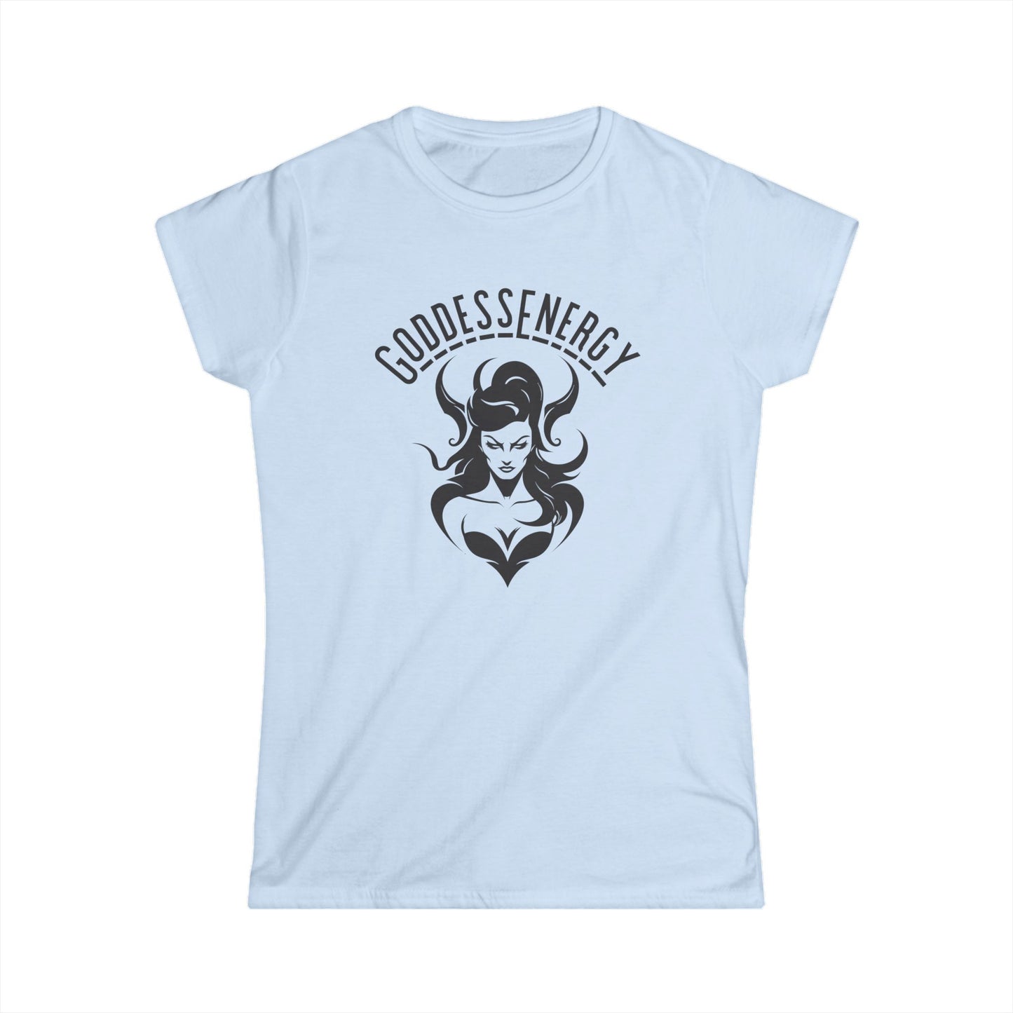 Goddess Energy Tee, Empowerment Shirt, Women's Graphic Tee, Feminine Vibe Top, Gift for Her, Casual Wear, Spiritual T-Shirt