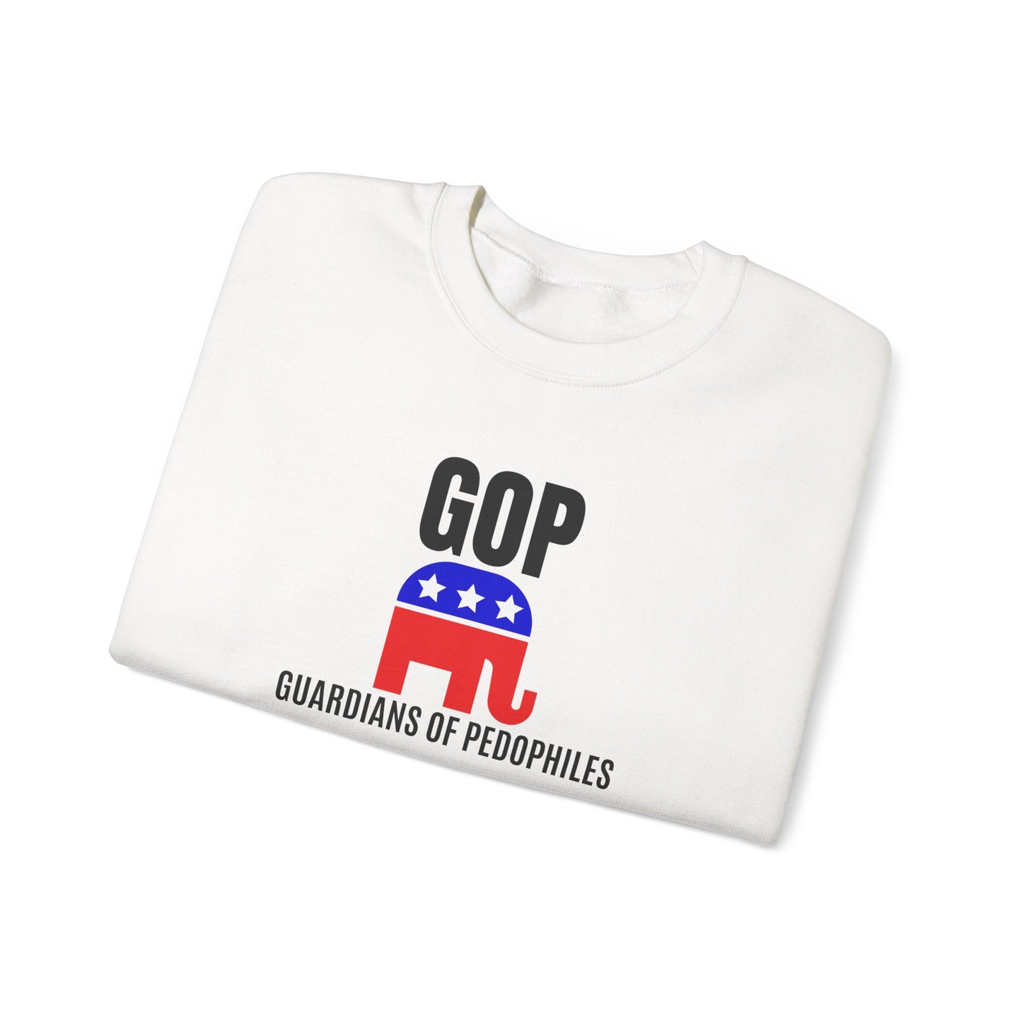 GOP Pedo Crewneck Sweatshirt - Protest Apparel, Funny Sweatshirt, Gift for Activists, Casual Wear, Unisex Clothing