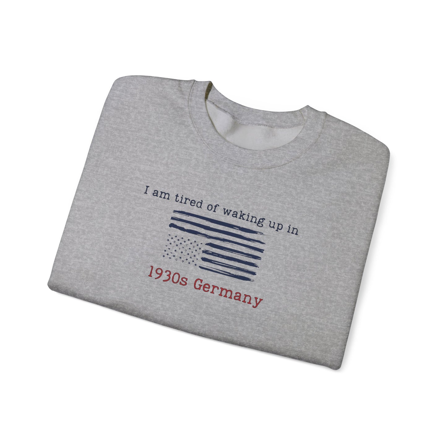 1930s Germany T-Shirt Vintage-Inspired Sweatshirt with 1930s Germany Text, Unisex Cozy Crew, Retro Style Gifts, Casual Wear, Unique Fashion Statement