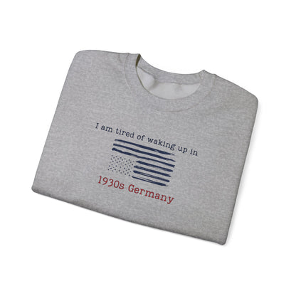 1930s Germany T-Shirt Vintage-Inspired Sweatshirt with 1930s Germany Text, Unisex Cozy Crew, Retro Style Gifts, Casual Wear, Unique Fashion Statement