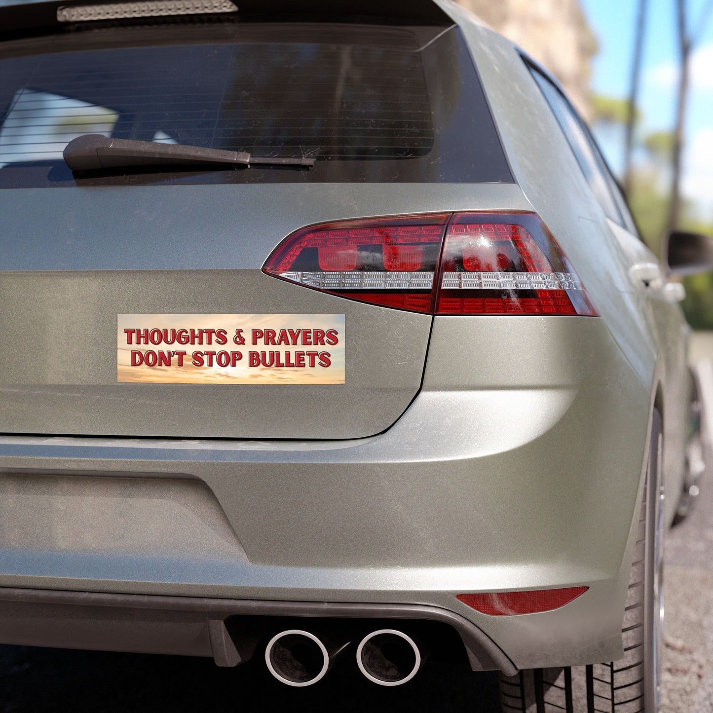 Thoughts & Prayers Car Magnet | Strong Message on Social Issues | Unique Car Decor, Political Statement, Road Trip Accessory, [...]