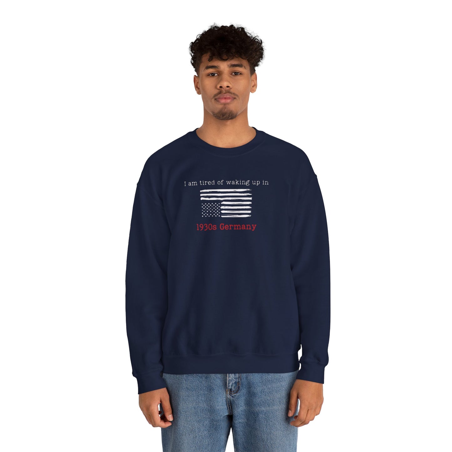 1930s Germany T-Shirt Vintage-Inspired Sweatshirt with 1930s Germany Text, Unisex Cozy Crew, Retro Style Gifts, Casual Wear, Unique Fashion Statement