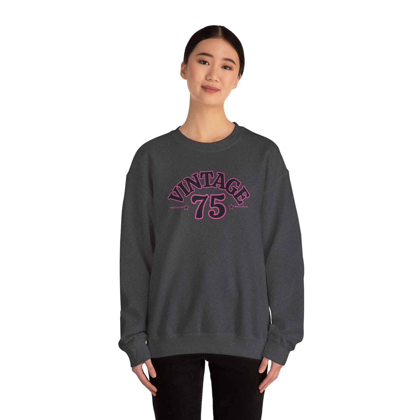Vintage 75 Unisex Crewneck Sweatshirt - Cozy, Casual Style for Every Occasion, Perfect for Gifting, Fall, Winter, Retro Fashion, [...]