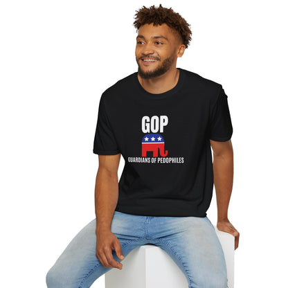 GOP Pedo Unisex Statement T-Shirt, Political Tee, Casual Wear, Gift for Activists, Humor Shirt, Vintage Style, Everyday Fashion