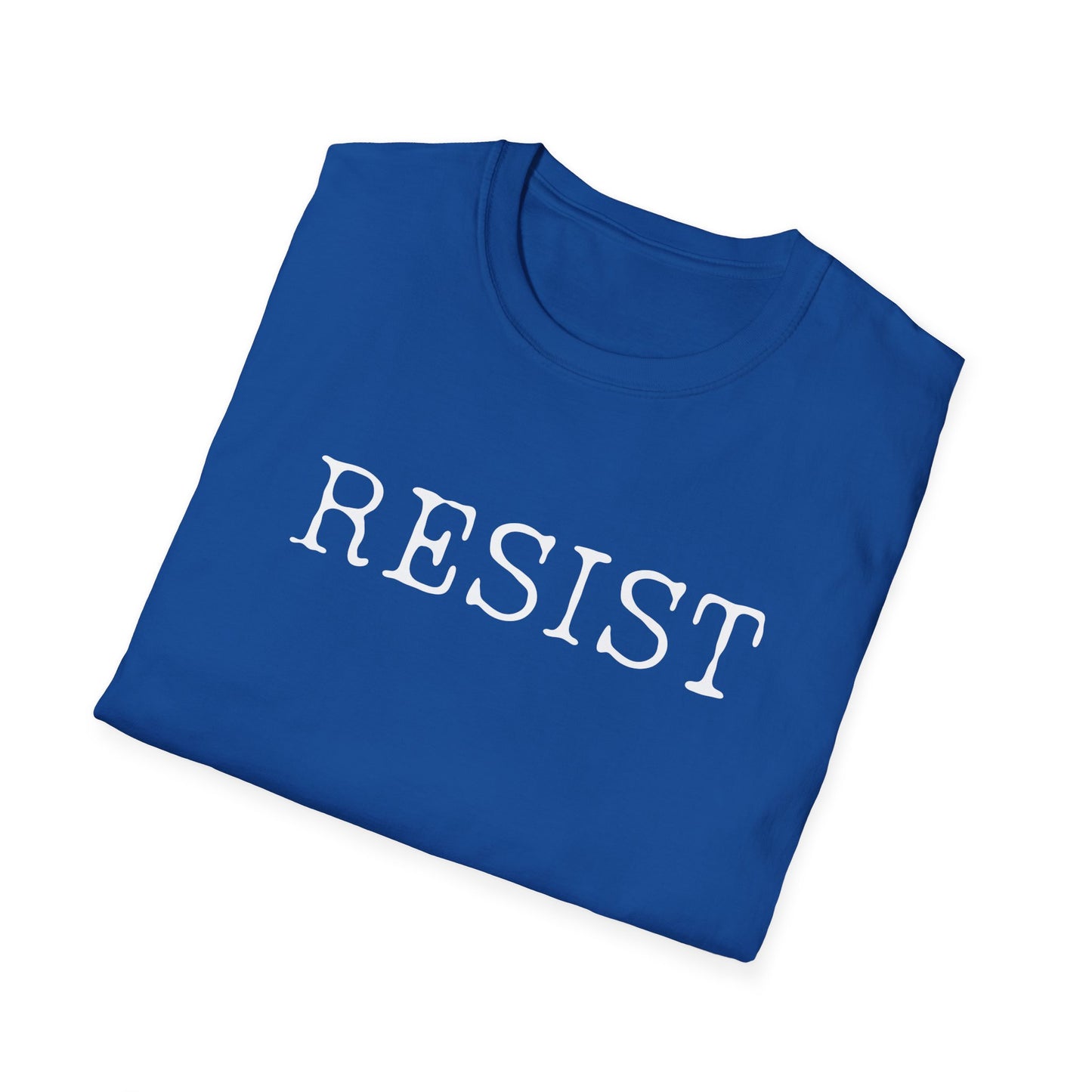 Resist Unisex Softstyle T-Shirt, Protest Shirt, Graphic Tee, Casual Wear, Activism Apparel, Gift for Change-Makers