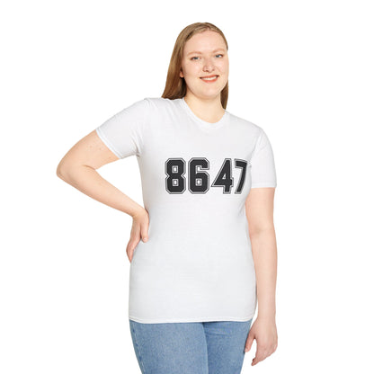 8647 Political Activism Tee, Protest Statement Shirt, Anti-Trump Unisex Top, Resistance Graphic Tee, Liberal Quote T-Shirt