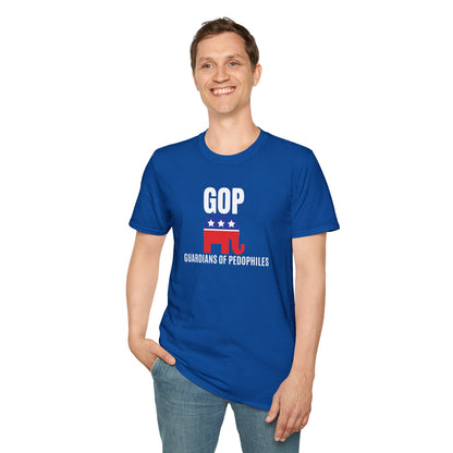 GOP Pedo Unisex Statement T-Shirt, Political Tee, Casual Wear, Gift for Activists, Humor Shirt, Vintage Style, Everyday Fashion