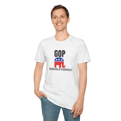 GOP Pedo Unisex Statement T-Shirt, Political Tee, Casual Wear, Gift for Activists, Humor Shirt, Vintage Style, Everyday Fashion