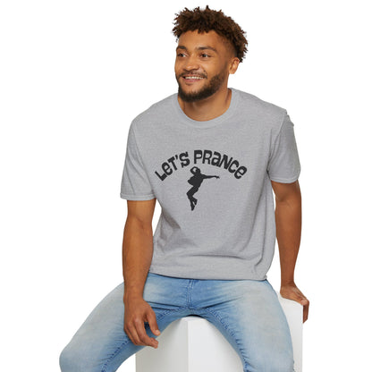 Let's Prance T‑Shirt — Funny Dance Silhouette Graphic Tee