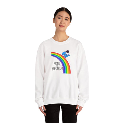 Rainbow Spectrum Crewneck Sweatshirt - Unisex Cozy Top, Gift for Autism Awareness, LGBTQ+ Pride Sweatshirt, Comfortable Everyday Wear, [...]