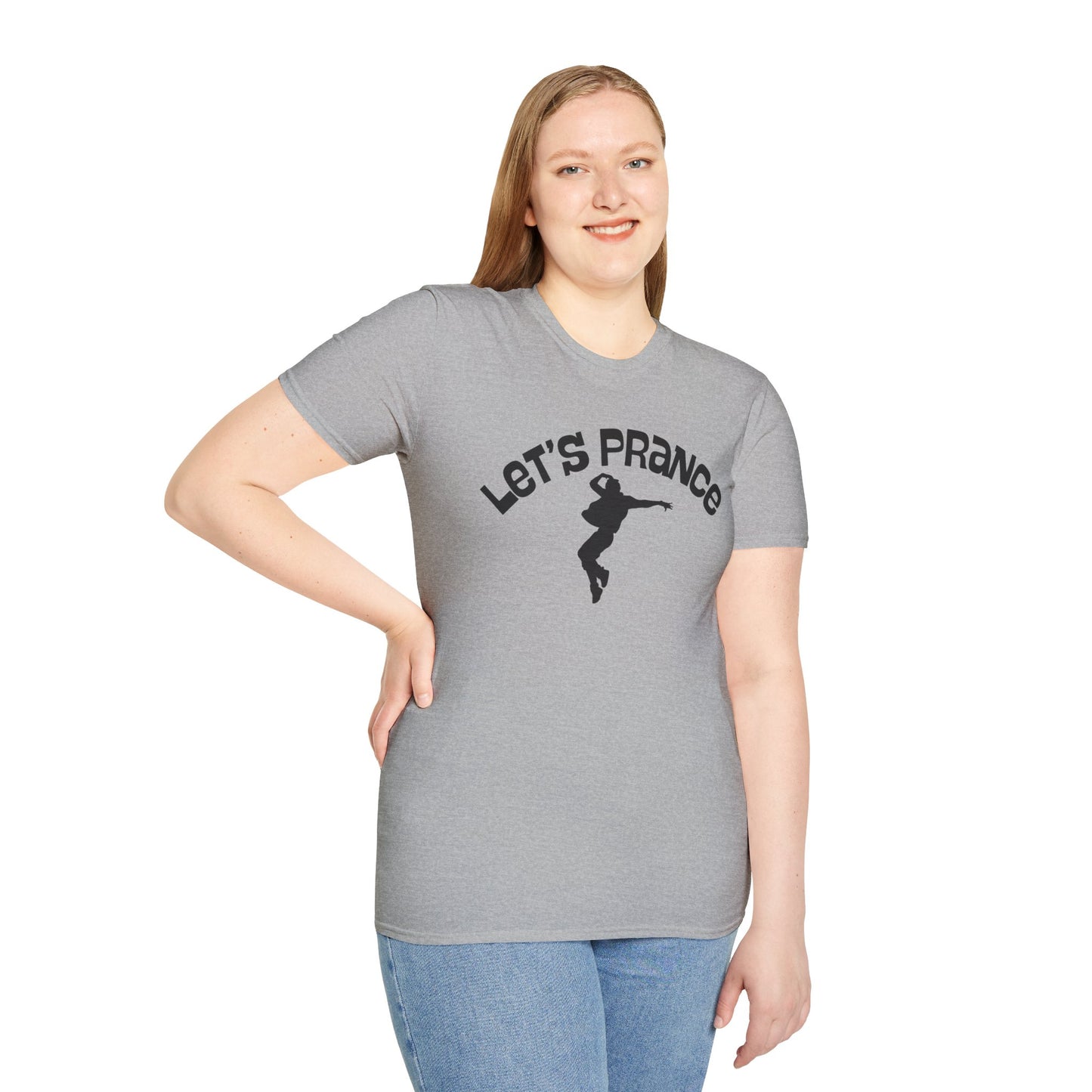 Let's Prance T‑Shirt — Funny Dance Silhouette Graphic Tee