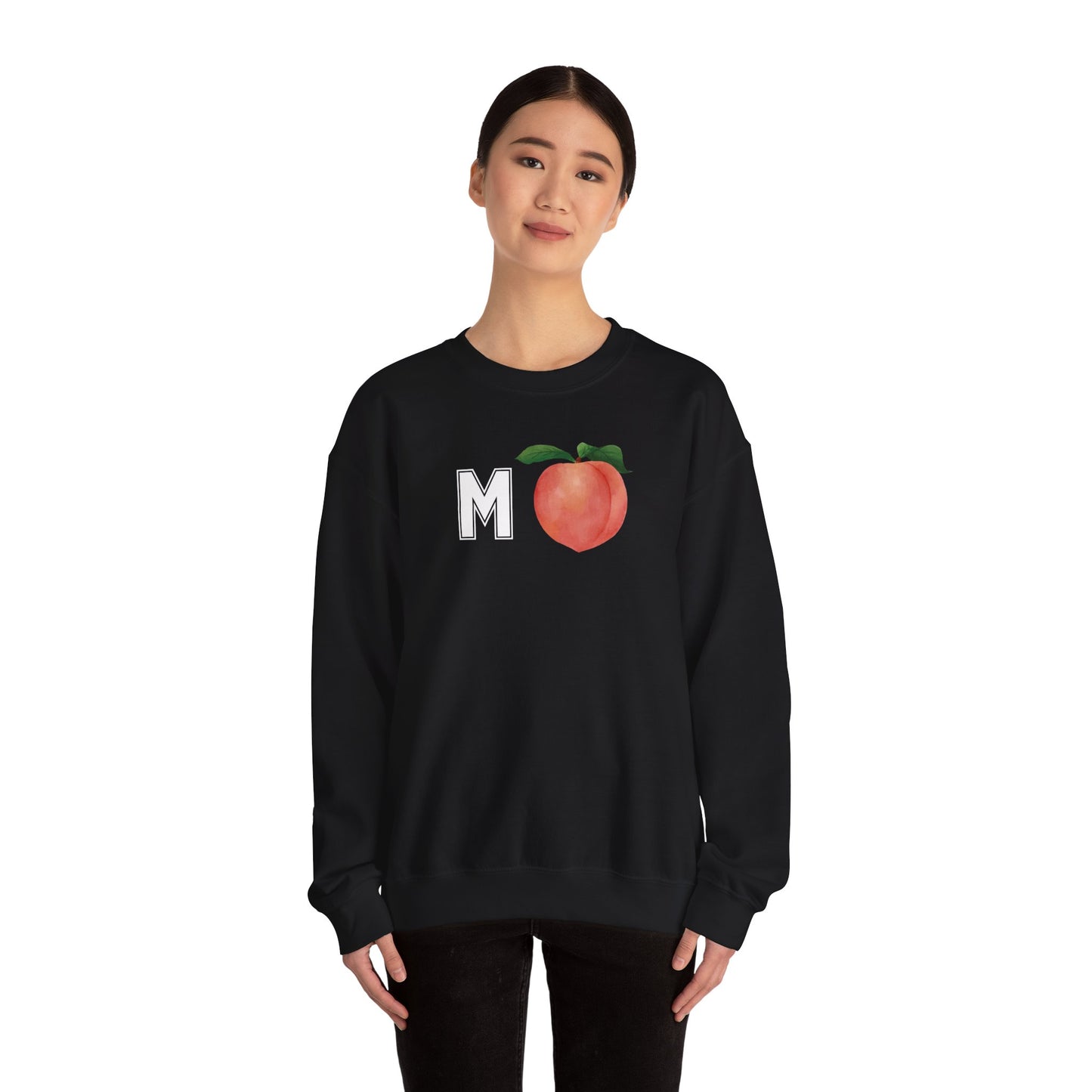 Impeach Unisex Crewneck Sweatshirt, Cozy Graphic Sweatshirt, Comfortable Layer, Gift for Peach Lovers, Casual Fall Apparel