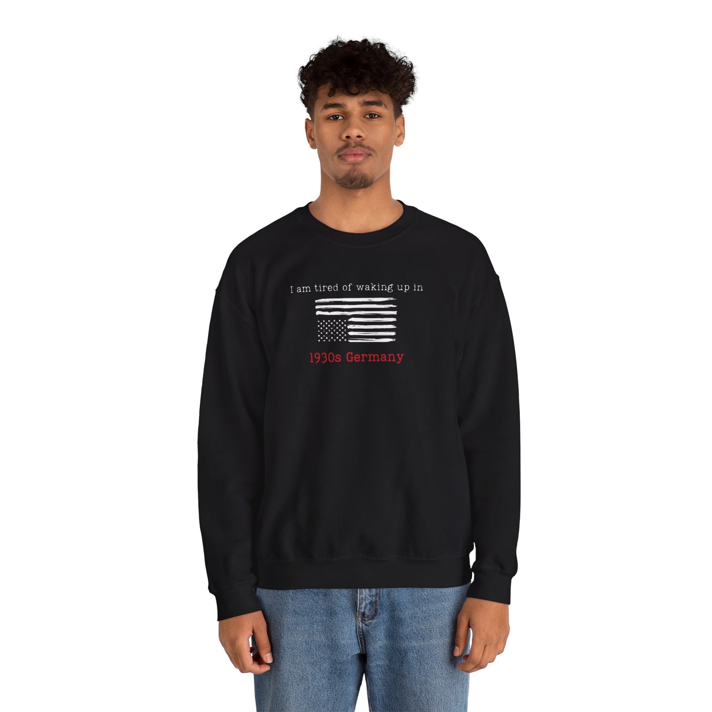 1930s Germany T-Shirt Vintage-Inspired Sweatshirt with 1930s Germany Text, Unisex Cozy Crew, Retro Style Gifts, Casual Wear, Unique Fashion Statement