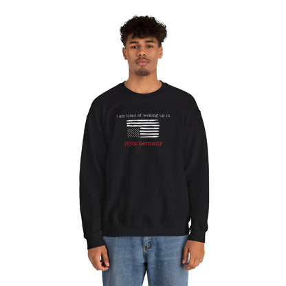 1930s Germany T-Shirt Vintage-Inspired Sweatshirt with 1930s Germany Text, Unisex Cozy Crew, Retro Style Gifts, Casual Wear, Unique Fashion Statement