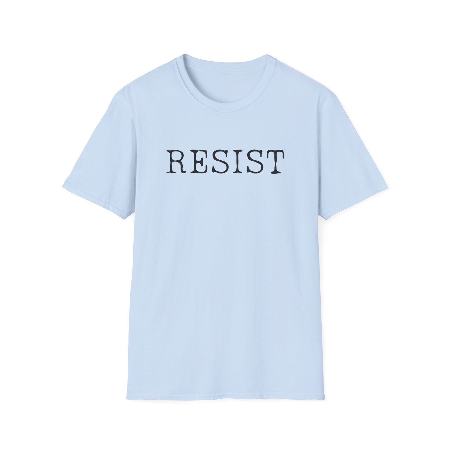 Resist Unisex Softstyle T-Shirt, Protest Shirt, Graphic Tee, Casual Wear, Activism Apparel, Gift for Change-Makers