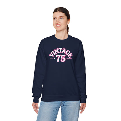 Vintage 75 Unisex Crewneck Sweatshirt - Cozy, Casual Style for Every Occasion, Perfect for Gifting, Fall, Winter, Retro Fashion, [...]