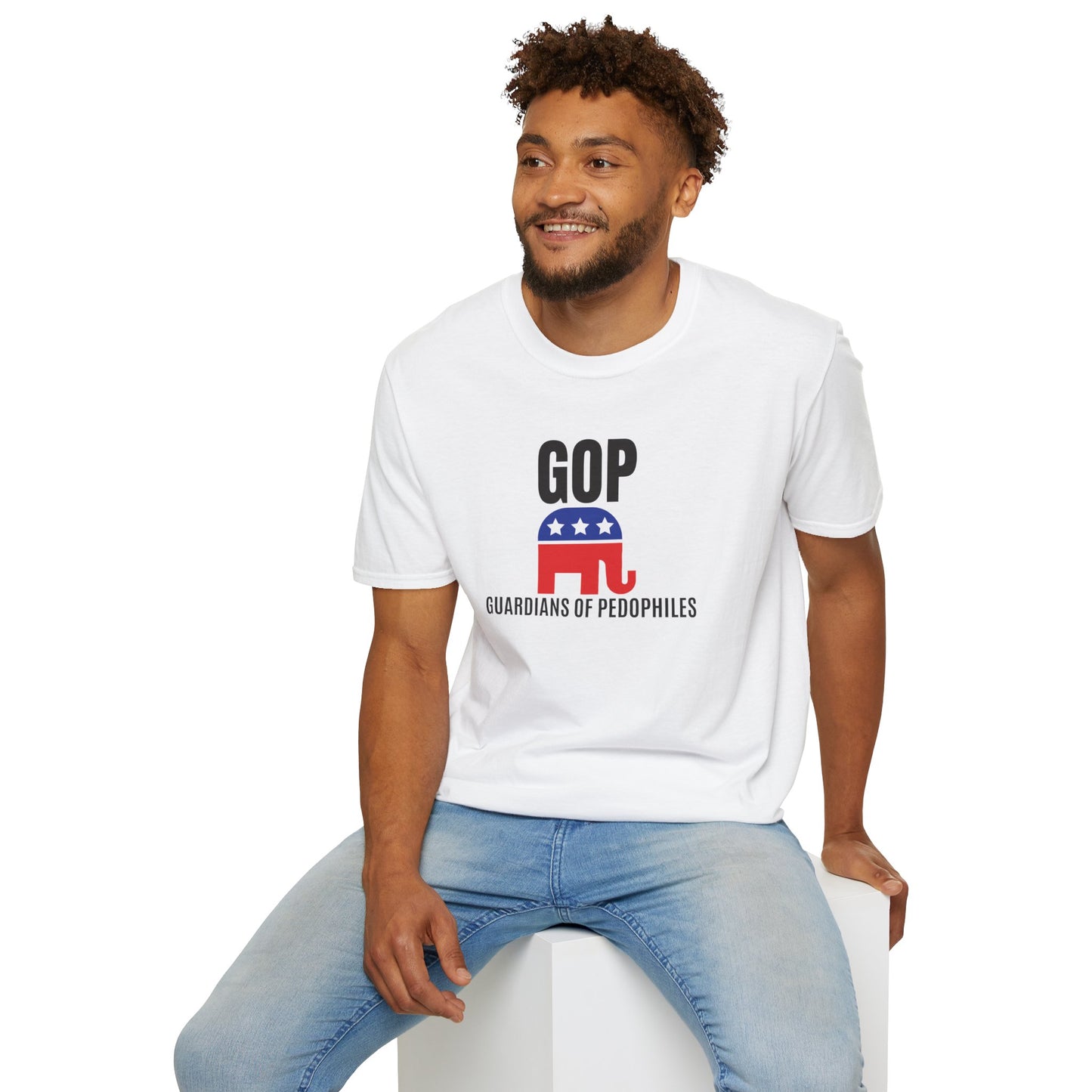 GOP Pedo Unisex Statement T-Shirt, Political Tee, Casual Wear, Gift for Activists, Humor Shirt, Vintage Style, Everyday Fashion