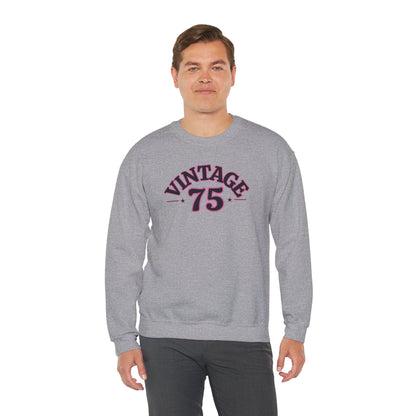 Vintage 75 Unisex Crewneck Sweatshirt - Cozy, Casual Style for Every Occasion, Perfect for Gifting, Fall, Winter, Retro Fashion, [...]