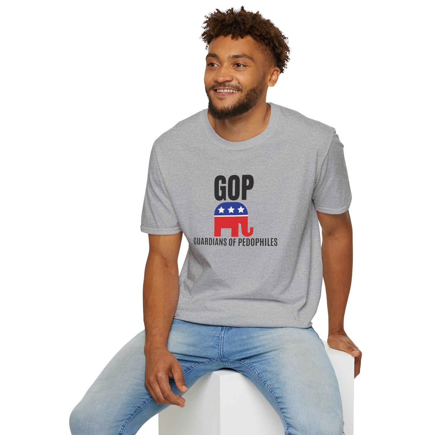 GOP Pedo Unisex Statement T-Shirt, Political Tee, Casual Wear, Gift for Activists, Humor Shirt, Vintage Style, Everyday Fashion