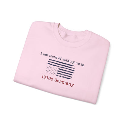 1930s Germany T-Shirt Vintage-Inspired Sweatshirt with 1930s Germany Text, Unisex Cozy Crew, Retro Style Gifts, Casual Wear, Unique Fashion Statement