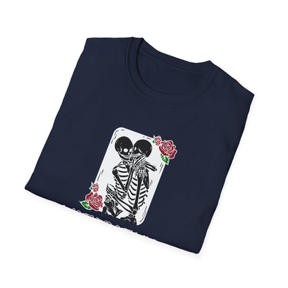 Skeleton Embrace T-Shirt Last First Kiss