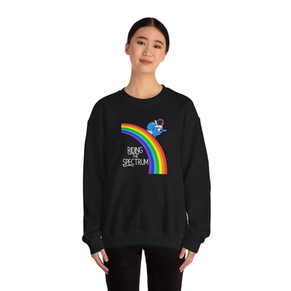 Rainbow Spectrum Crewneck Sweatshirt - Unisex Cozy Top, Gift for Autism Awareness, LGBTQ+ Pride Sweatshirt, Comfortable Everyday Wear, [...]
