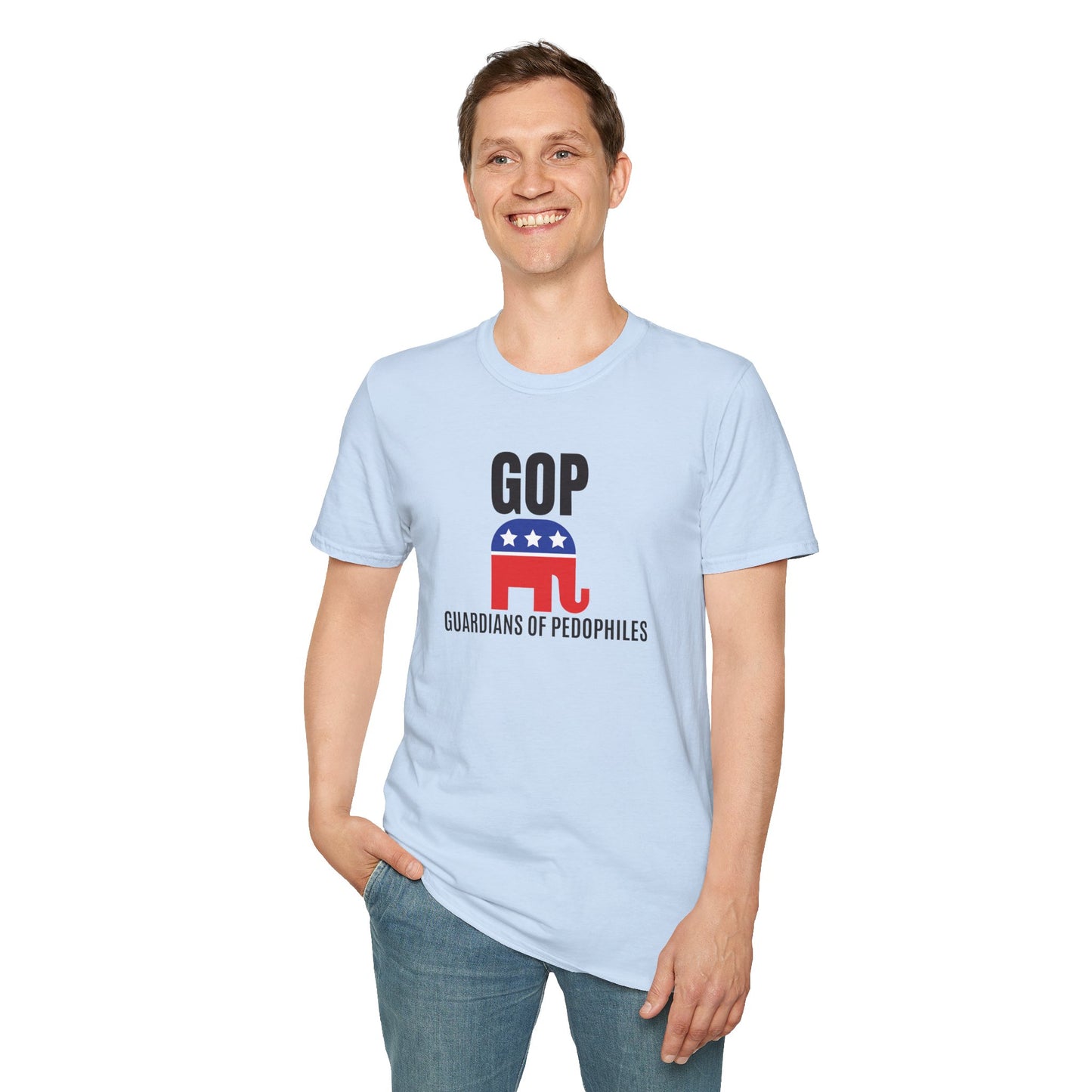 GOP Pedo Unisex Statement T-Shirt, Political Tee, Casual Wear, Gift for Activists, Humor Shirt, Vintage Style, Everyday Fashion