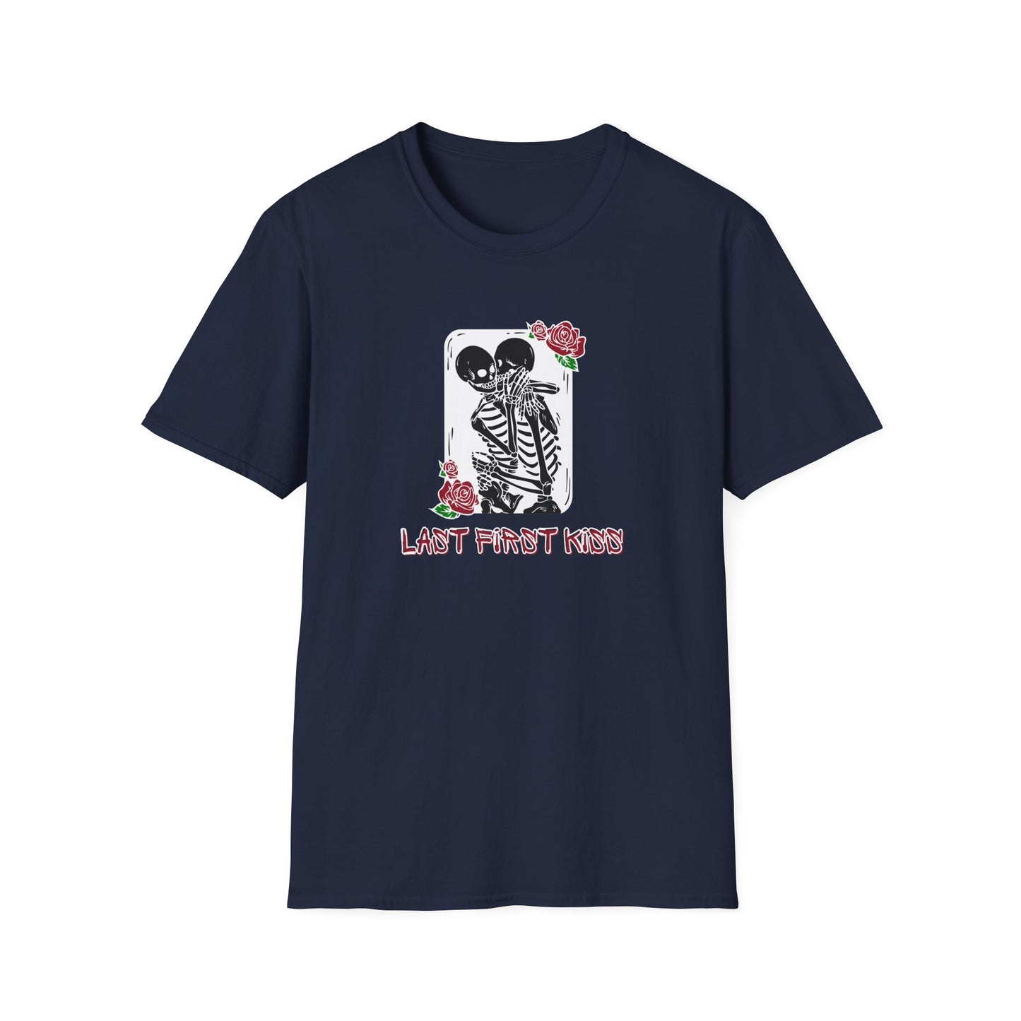 Skeleton Embrace T-Shirt Last First Kiss