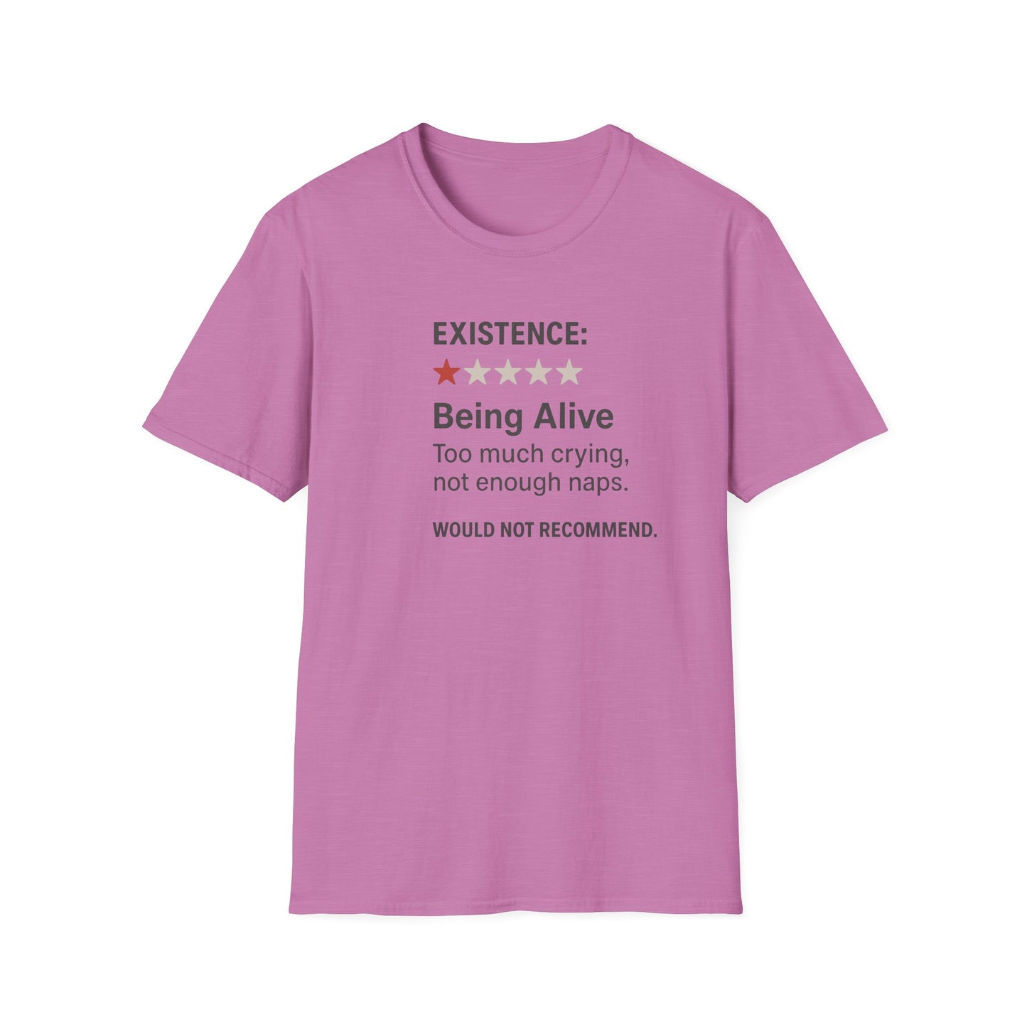 Existential Humor T-Shirt, Funny Tee, Gift for Friends, Sarcastic Quote, Casual Wear, Birthday Present