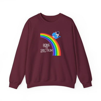 Rainbow Spectrum Crewneck Sweatshirt - Unisex Cozy Top, Gift for Autism Awareness, LGBTQ+ Pride Sweatshirt, Comfortable Everyday Wear, [...]