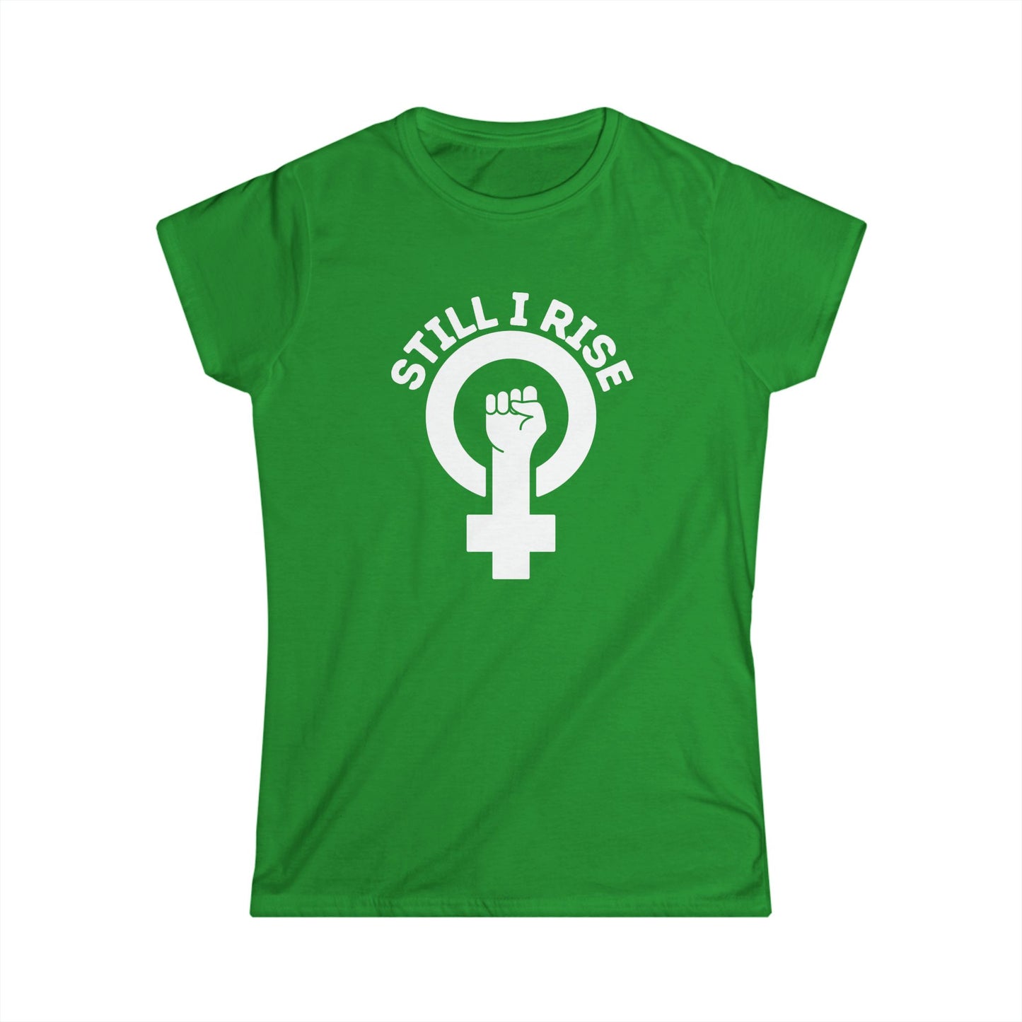 Empowering Women's Softstyle Tee, Feminist T-Shirt, Still I Rise Shirt, Inspirational Cotton Top, Women's Equality Apparel