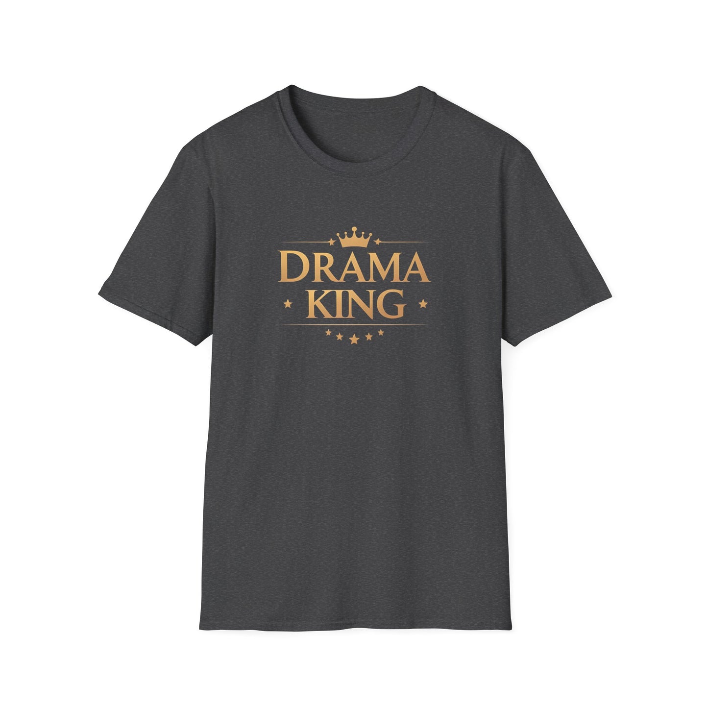 Drama King Unisex T-Shirt, Fun Gift for Theatrical Lovers, Perfect for Parties, Birthdays, Casual Wear