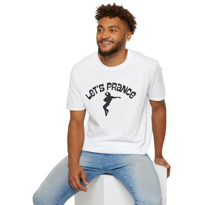 Let's Prance T‑Shirt — Funny Dance Silhouette Graphic Tee