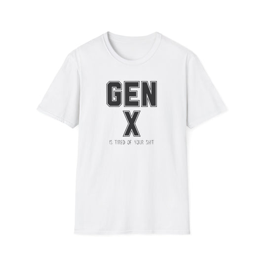 Gen X T-Shirt - Unisex Vintage Tee, Retro Generation X Humor Shirt, Gift for Gen Xers, Nostalgic Apparel, Cool Casual Wear