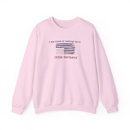 1930s Germany T-Shirt Vintage-Inspired Sweatshirt with 1930s Germany Text, Unisex Cozy Crew, Retro Style Gifts, Casual Wear, Unique Fashion Statement