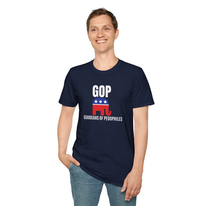 GOP Pedo Unisex Statement T-Shirt, Political Tee, Casual Wear, Gift for Activists, Humor Shirt, Vintage Style, Everyday Fashion