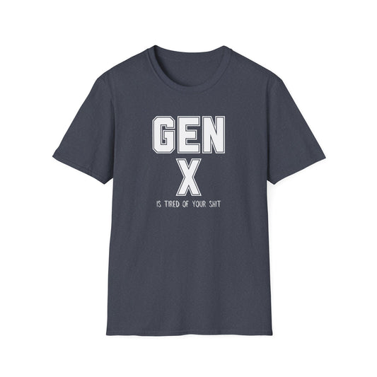 Gen X T-Shirt - Unisex Vintage Tee, Retro Generation X Humor Shirt, Gift for Gen Xers, Nostalgic Apparel, Cool Casual Wear