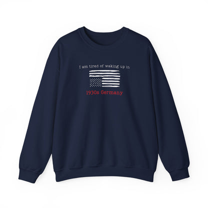 1930s Germany T-Shirt Vintage-Inspired Sweatshirt with 1930s Germany Text, Unisex Cozy Crew, Retro Style Gifts, Casual Wear, Unique Fashion Statement