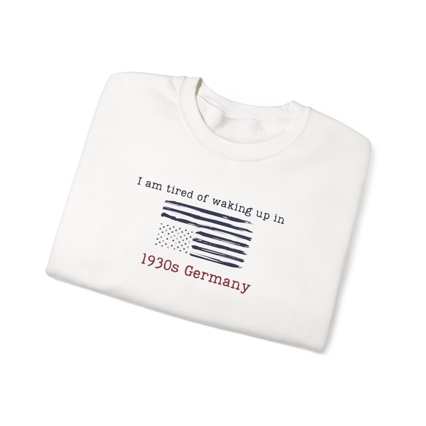 1930s Germany T-Shirt Vintage-Inspired Sweatshirt with 1930s Germany Text, Unisex Cozy Crew, Retro Style Gifts, Casual Wear, Unique Fashion Statement
