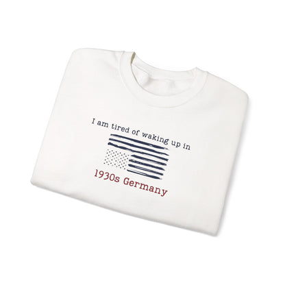 1930s Germany T-Shirt Vintage-Inspired Sweatshirt with 1930s Germany Text, Unisex Cozy Crew, Retro Style Gifts, Casual Wear, Unique Fashion Statement