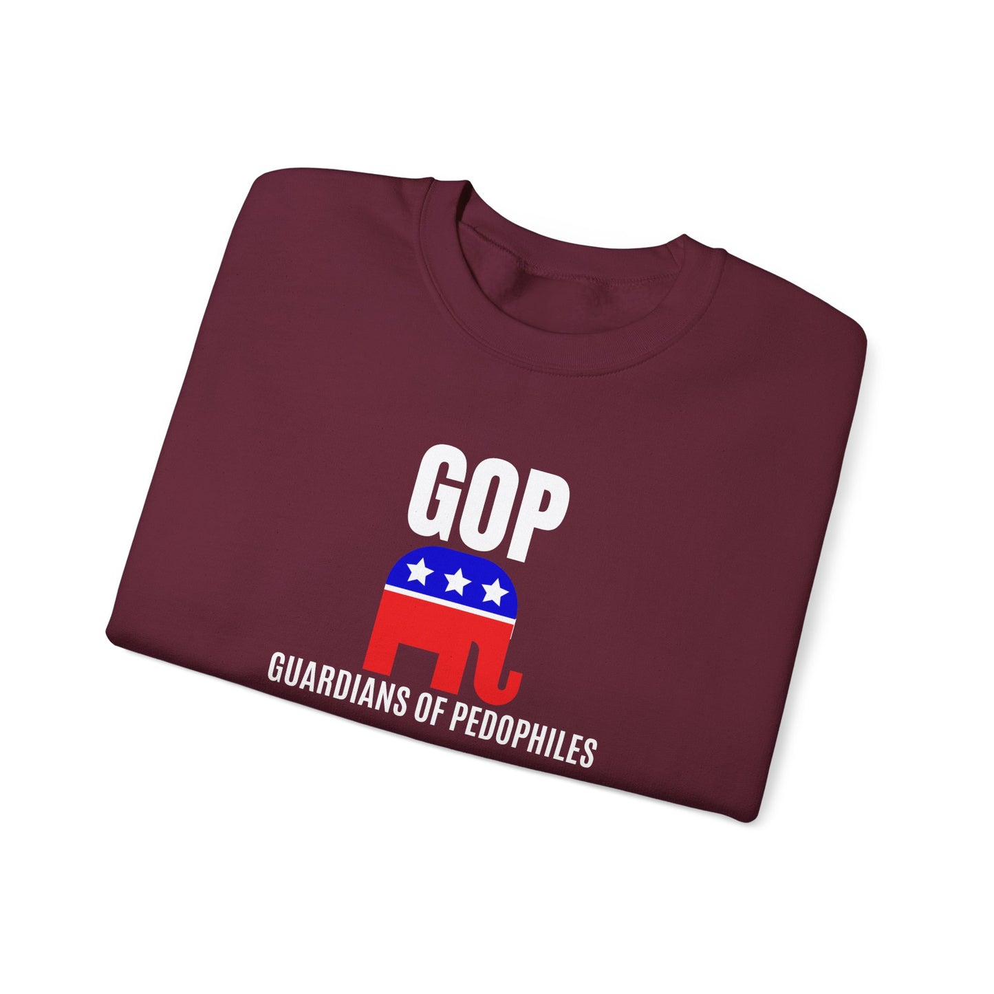 GOP Pedo Crewneck Sweatshirt - Protest Apparel, Funny Sweatshirt, Gift for Activists, Casual Wear, Unisex Clothing