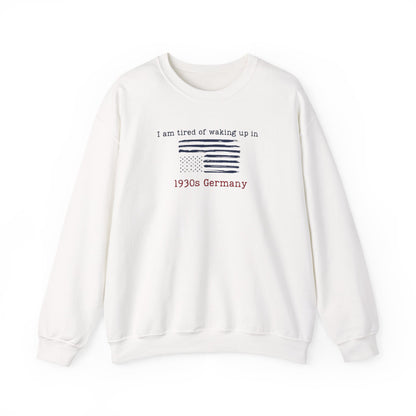 1930s Germany T-Shirt Vintage-Inspired Sweatshirt with 1930s Germany Text, Unisex Cozy Crew, Retro Style Gifts, Casual Wear, Unique Fashion Statement