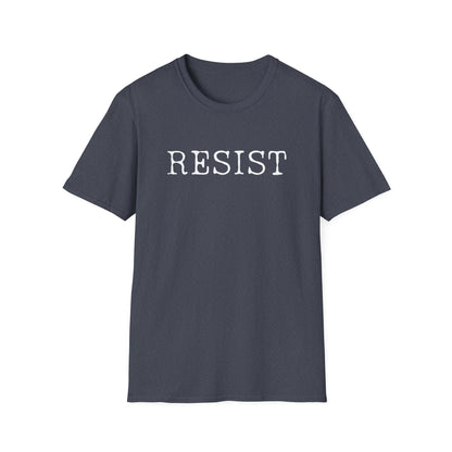 Resist Unisex Softstyle T-Shirt, Protest Shirt, Graphic Tee, Casual Wear, Activism Apparel, Gift for Change-Makers