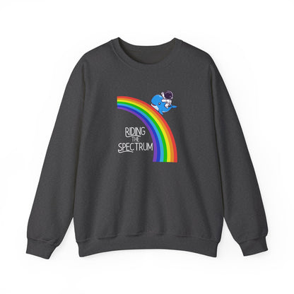 Rainbow Spectrum Crewneck Sweatshirt - Unisex Cozy Top, Gift for Autism Awareness, LGBTQ+ Pride Sweatshirt, Comfortable Everyday Wear, [...]