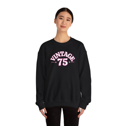 Vintage 75 Unisex Crewneck Sweatshirt - Cozy, Casual Style for Every Occasion, Perfect for Gifting, Fall, Winter, Retro Fashion, [...]